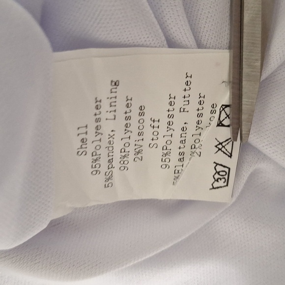 Jasambac White Off The Shoulder Coquette Romantic Bodycon Midi Dress Size S - Picture 11 of 12